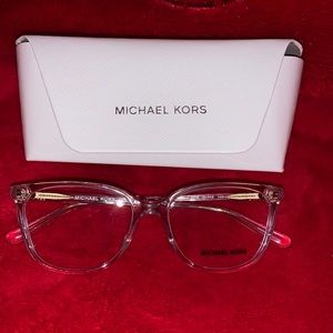 Michael Kors transparent eyeglasses